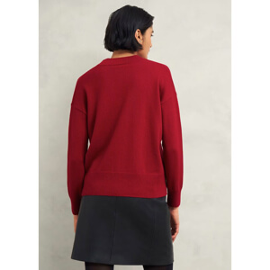 Hobbs Lettie V Neck Jumper with Cashmere